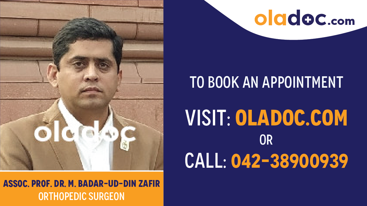 Book appointment with Dr. M. Badar-Ud-Din Zafir-best Orthopedic Surgeon in Multan